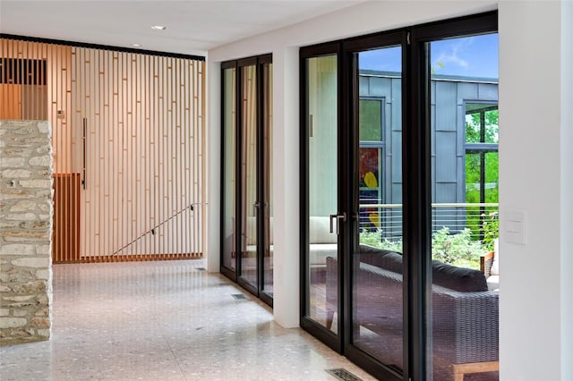 1900 Airole Way, Austin, TX 78704 - doorway with speckle patterned floor