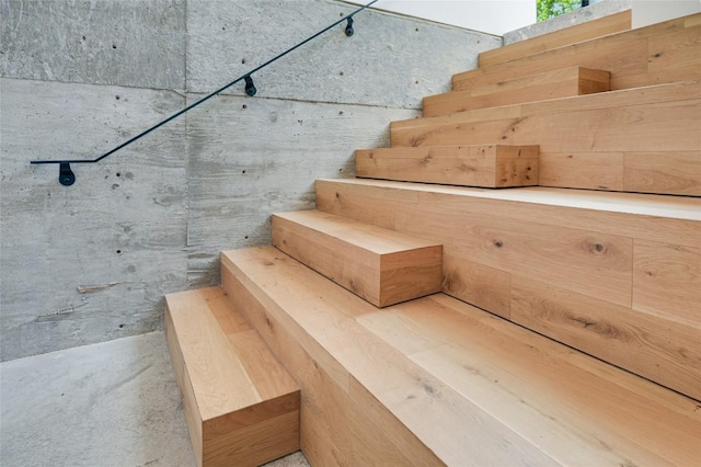 1900 Airole Way, Austin, TX 78704 - stairs with concrete flooring