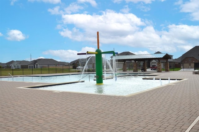 6007 Agostino Cv, Round Rock, TX 78665 - view of pool featuring a residential view and a gazebo