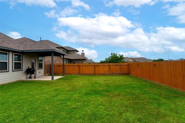 6007 Agostino Cv, Round Rock, TX 78665 - fenced backyard featuring a patio
