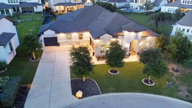 1720 Boscello Ct, Leander, TX 78641 - aerial perspective of suburban area