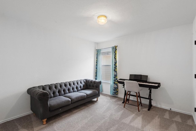 4201 Veiled Falls Dr, Pflugerville, TX 78660 - living room featuring carpet flooring and an office area