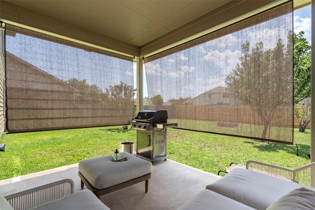 4201 Veiled Falls Dr, Pflugerville, TX 78660 - fenced backyard with grilling area and a patio area