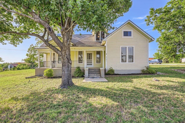 3701 Fm 972, Georgetown, TX 78626 - view of front of house with a front yard and covered porch