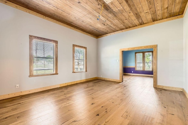 3701 Fm 972, Georgetown, TX 78626 - empty room with wood ceiling and wood-type flooring