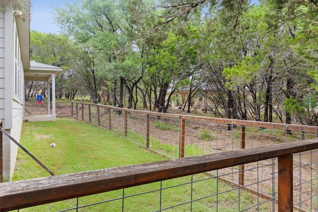 1703 Omaha Dr, Lago Vista, TX 78645 - view of yard