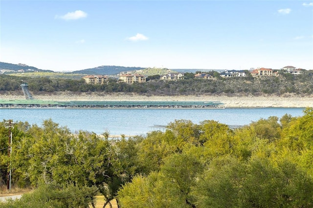 5921 Hiline Rd Unit 2404, Austin, TX 78734 - water view featuring a mountainous background