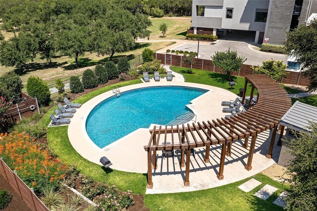 5921 Hiline Rd Unit 2404, Austin, TX 78734 - view of swimming pool featuring a patio