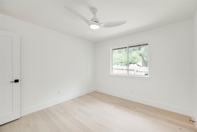12044 Lincolnshire Dr, Austin, TX 78758 - spare room featuring wood finished floors and a ceiling fan