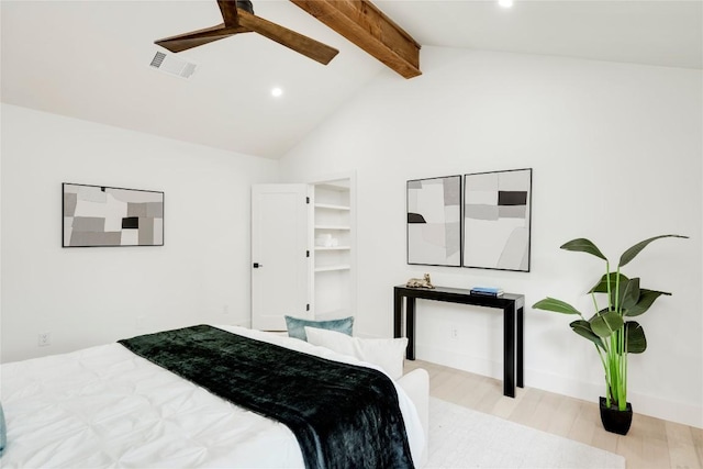 12044 Lincolnshire Dr, Austin, TX 78758 - bedroom featuring wood finished floors, recessed lighting, and a ceiling fan
