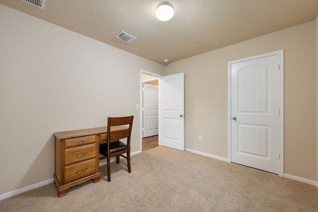 3305 Tilmon Ln, Austin, TX 78725 - office featuring light colored carpet and a textured ceiling