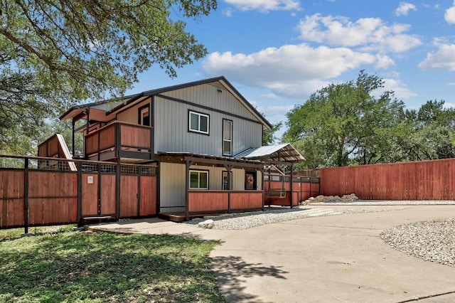 15507 NE Enid Dr, Austin, TX 78734 - rear view of house