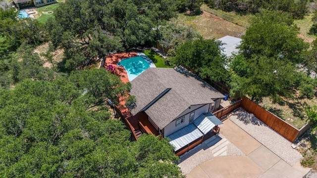 15507 NE Enid Dr, Austin, TX 78734 - view of subject property with a pool