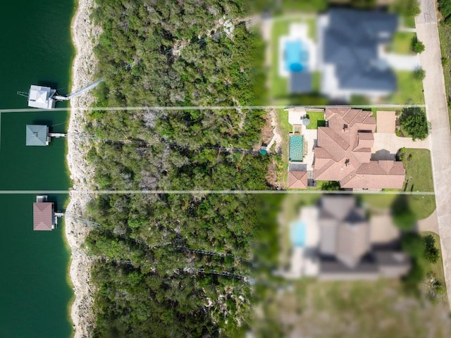 908 Watercliffe Dr, Lago Vista, TX 78645 - map / location featuring property parcel outlined