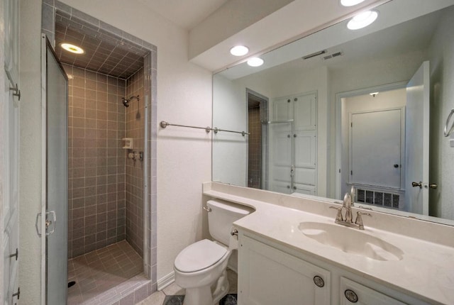 13111 Mansfield Dr, Austin, TX 78732 - full bath featuring a stall shower and vanity