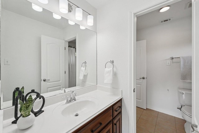 1508 Australis Cv, Austin, TX 78732 - bathroom with vanity and tile patterned floors