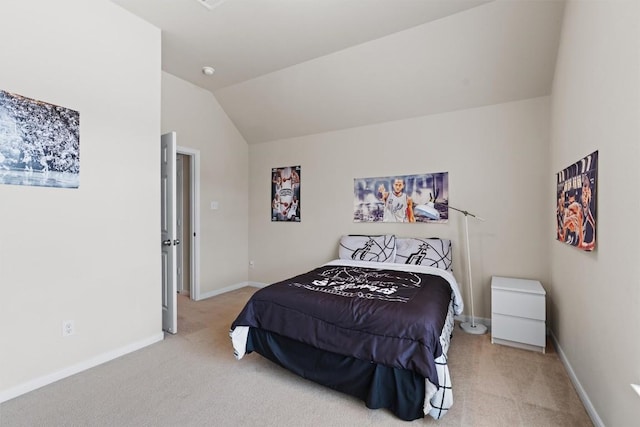11404 Terrace Meadow Way, Manor, TX 78653 - carpeted bedroom with baseboards and vaulted ceiling