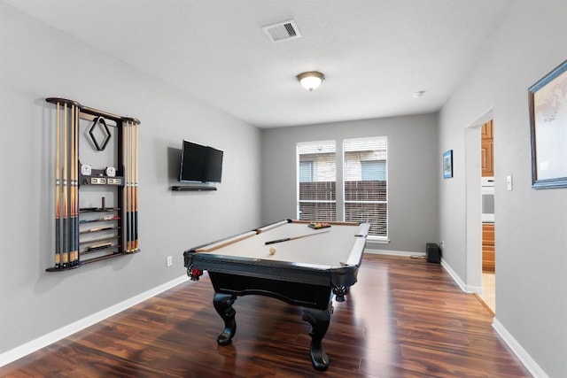 11404 Terrace Meadow Way, Manor, TX 78653 - playroom featuring wood finished floors and billiards table