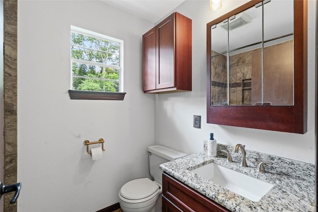 5317 Harvest Ln, Austin, TX 78745 - full bath featuring vanity and toilet