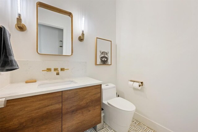 4103 Ridgelea Dr, Austin, TX 78731 - bathroom featuring vanity and tile patterned floors