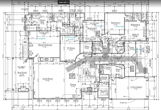 4103 Ridgelea Dr, Austin, TX 78731 - view of room layout