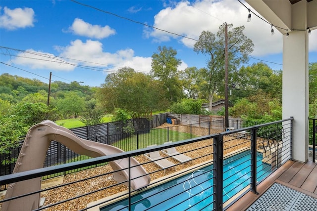 4103 Ridgelea Dr, Austin, TX 78731 - balcony with view of pool area