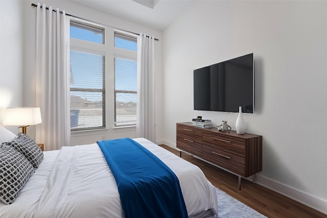 212 Ferryboat Ln, New Braunfels, TX 78130 - bedroom featuring multiple windows and wood finished floors