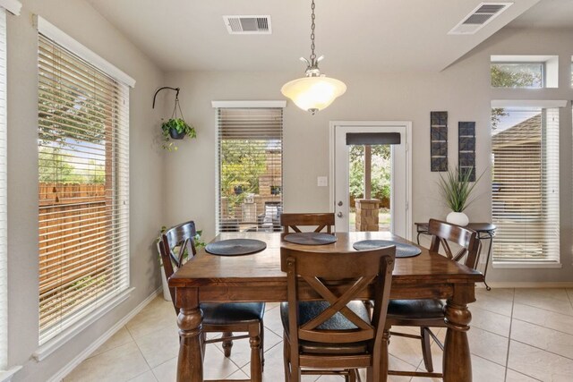 1802 Tall Chief, Leander, TX 78641 - dining space featuring light tile patterned floors