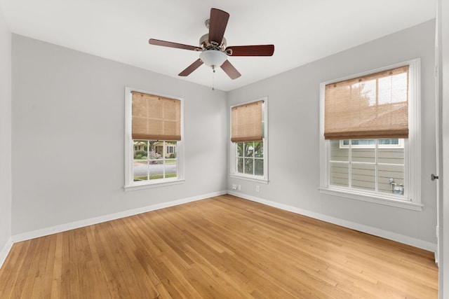 5212 Valley Oak Dr, Austin, TX 78731 - empty room featuring wood finished floors and ceiling fan