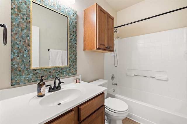 9204 Brents Elm Dr, Austin, TX 78744 - full bathroom featuring vanity and shower / bath combination