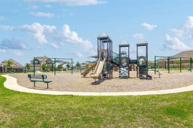 421 Bluejack Way, Hutto, TX 78634 - view of community jungle gym
