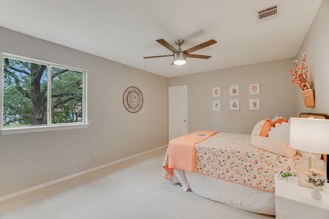 1708 Lion Heart Dr, Cedar Park, TX 78613 - bedroom with carpet floors and ceiling fan