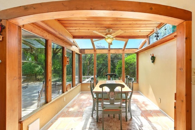 2500 Dana Cv, Austin, TX 78746 - sunroom / solarium featuring healthy amount of natural light and wood ceiling
