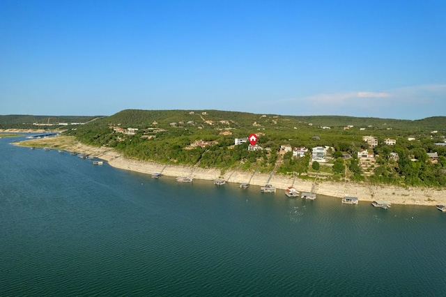 8140 Joy Rd, Volente, TX 78641 - aerial overview of property's location with a nearby body of water