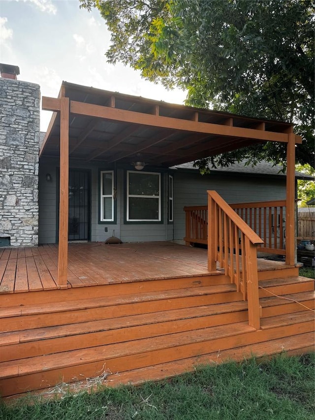 607 Garden Path Cv, Round Rock, TX 78664 - view of wooden terrace