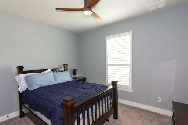 1328 Siena Sunset Rd, Leander, TX 78641 - carpeted bedroom with multiple windows and ceiling fan