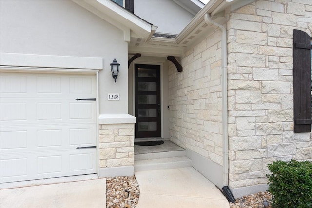 1328 Siena Sunset Rd, Leander, TX 78641 - property entrance with stone siding