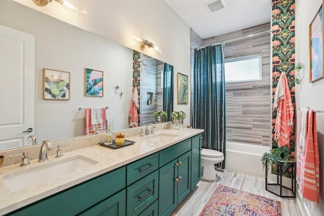 7000 Zachary Dr, Austin, TX 78724 - full bathroom with shower / bath combo and double vanity