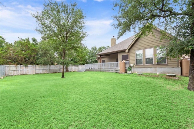 13 Mojave Ln, Belton, TX 76513 - fenced backyard featuring a deck