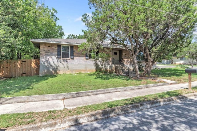 1102 Girard St, San Marcos, TX 78666 - view of front of property featuring brick siding