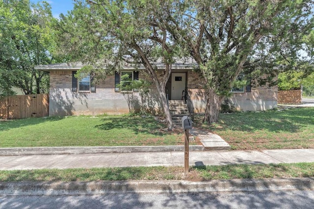 1102 Girard St, San Marcos, TX 78666 - view of front of property with brick siding