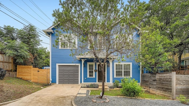 1117 Algarita Ave, Austin, TX 78704 - view of front of property with an attached garage and driveway