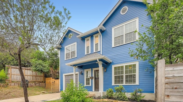 1117 Algarita Ave, Austin, TX 78704 - view of front of property with an attached garage
