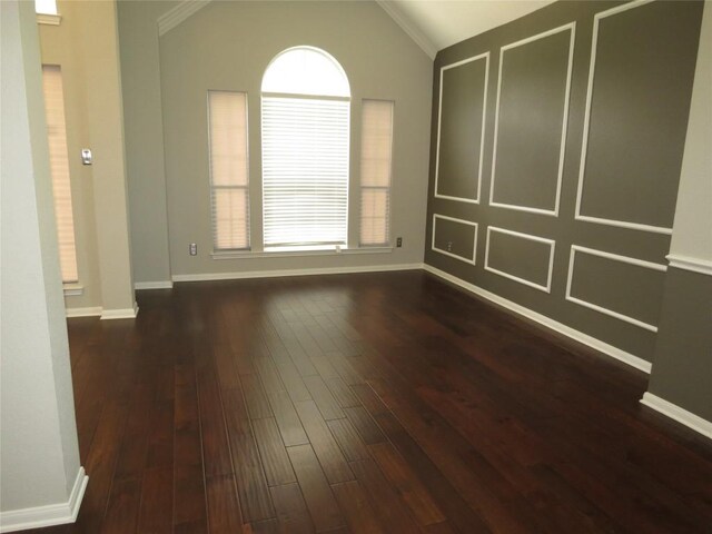 4008 Sable Oaks Dr, Round Rock, TX 78664 - unfurnished room featuring wood finished floors and lofted ceiling