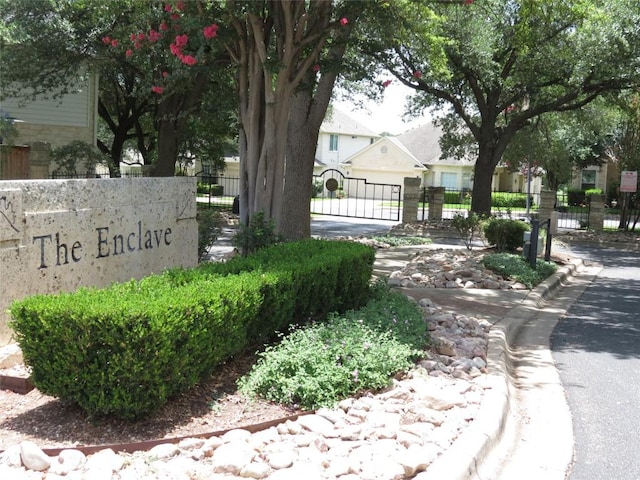 4008 Sable Oaks Dr, Round Rock, TX 78664 - community sign with a gate