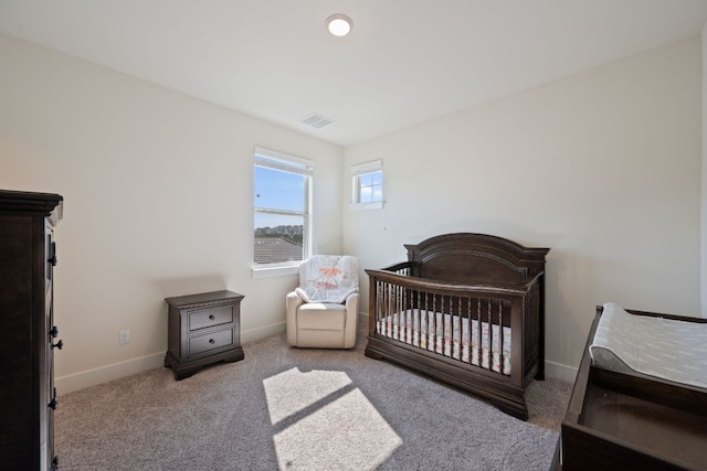 4628 Vieste Vw, Leander, TX 78641 - bedroom featuring carpet flooring and a crib