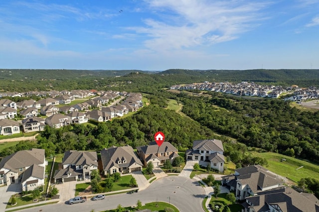 4628 Vieste Vw, Leander, TX 78641 - aerial overview of property's location with nearby suburban area