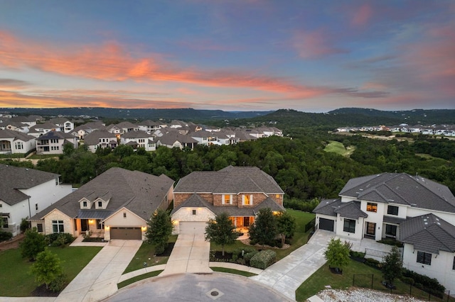 4628 Vieste Vw, Leander, TX 78641 - aerial view at dusk of a residential view