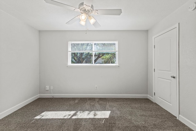 4003 Park Dr, Round Rock, TX 78681 - unfurnished room featuring carpet flooring and a ceiling fan