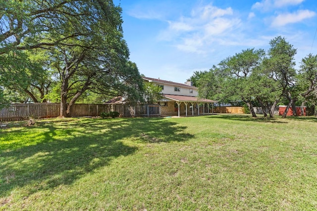 4003 Park Dr, Round Rock, TX 78681 - view of fenced backyard